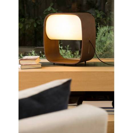 Lámpara de mesa 1968 LED madera  - Faro