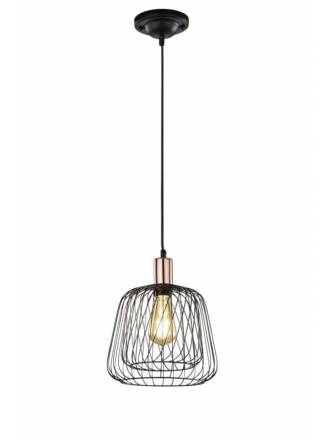 TRIO Sanna pendant lamp 1L black