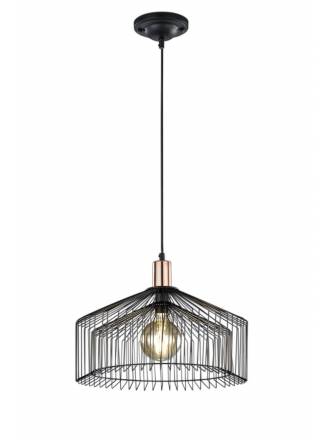 TRIO Tanja pendant lamp 1L black