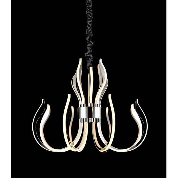 Lámpara colgante Versailles LED 155w cromo - Mantra