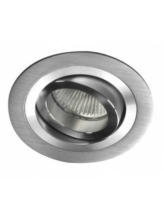 CRISTALRECORD Helium round recessed light aluminium