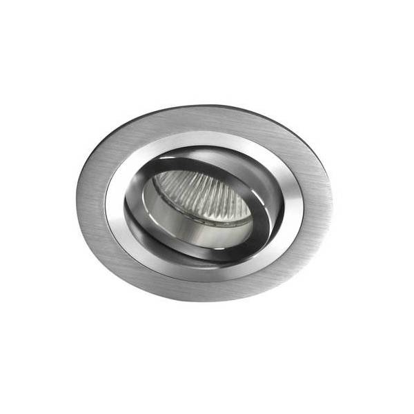Foco empotrable Helium circular aluminio - Cristalrecord