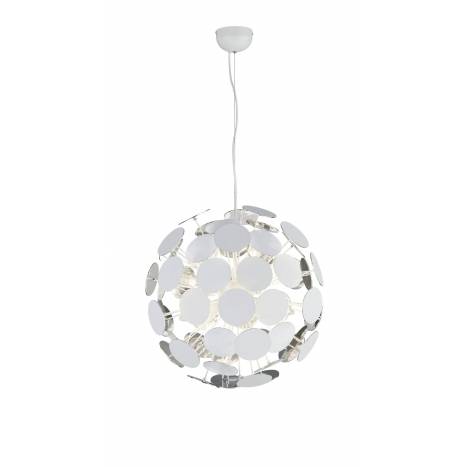 TRIO Discalgo pendant lamp 6L white