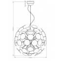 TRIO Discalgo pendant lamp 6L white