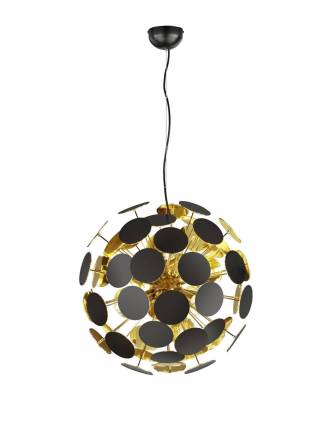 TRIO Discalgo pendant lamp 6L black