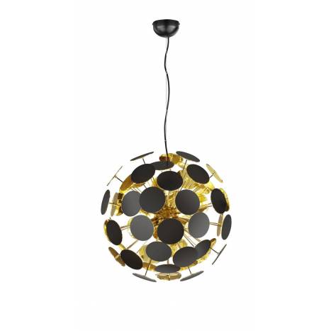 TRIO Discalgo pendant lamp 6L black