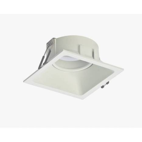 Foco empotrable Comfort cuadrado blanco de Mantra