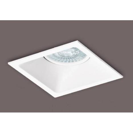 Foco empotrable Comfort cuadrado blanco de Mantra