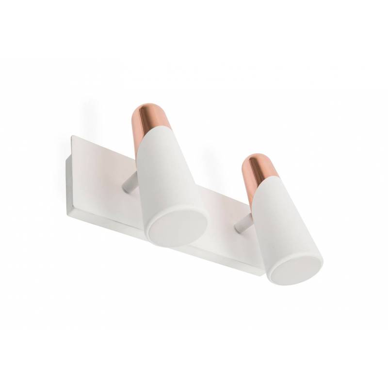 Aplique/Regleta Lao LED 2 luces blanco - Faro Aplique/Regleta Lao LED 2 luces blanco - Faro