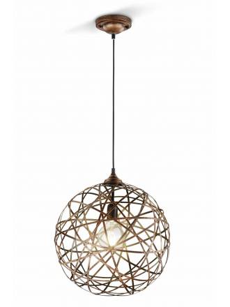 TRIO Jacob pendant lamp 1L copper