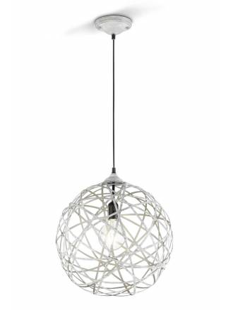 TRIO Jacob pendant lamp 1L grey