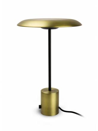 Lámpara de mesa Hoshi LED regulable oro - Faro
