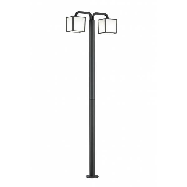 TRIO Cubango pole lamp 2L E27 LED 6w