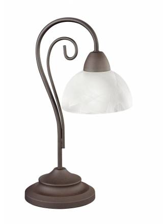 TRIO Country table lamp 1L rusty