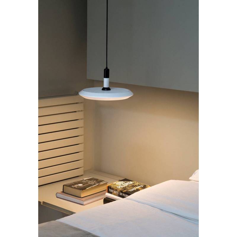 Faro minimalist all white pendant light chandelier