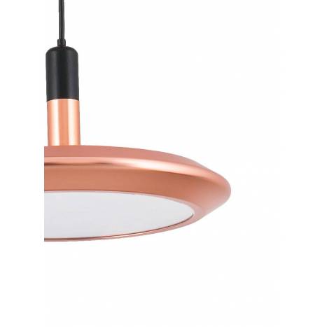 FARO Planet pendant lamp LED 12w copper