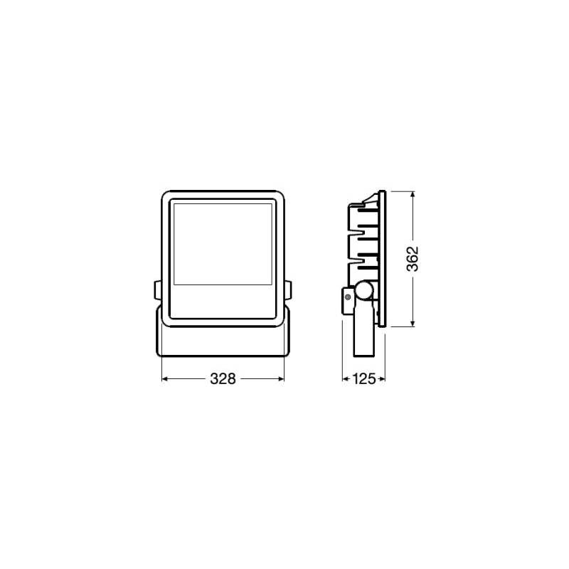 OSRAM Ledvance floodlight IP65 LED 200w 18150lm black