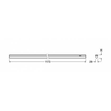 Regleta LED Linear 14w 120cm Ledvance - Osram