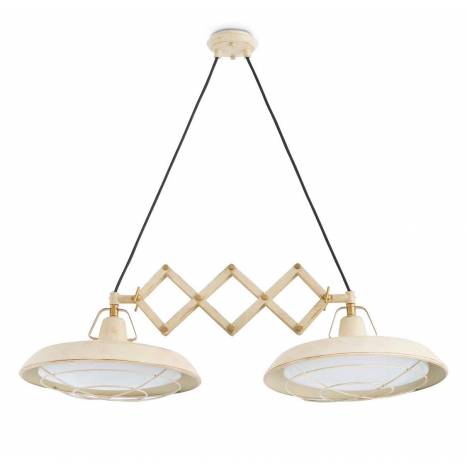 Lámpara extensible Plec 2L LED blanco - Faro Lámpara extensible Plec 2L LED blanco - Faro