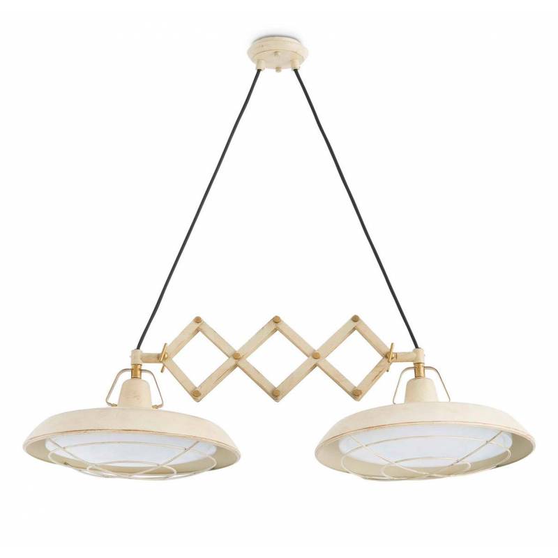 Lámpara extensible Plec 2L LED blanco - Faro Lámpara extensible Plec 2L LED blanco - Faro