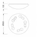 MANTRA Zero 5L E27 ceiling lamp