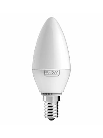 LUXRAM LED E14 bulb 6.5w candle