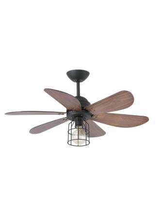 FARO Chicago ceiling fan 1L wallnut