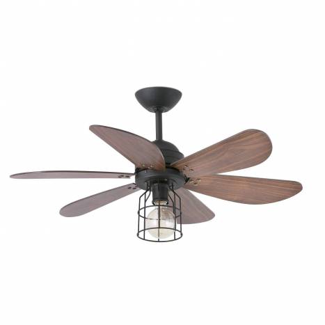 FARO Chicago ceiling fan 1L wallnut