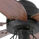 FARO Chicago ceiling fan 1L wallnut