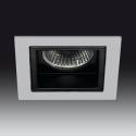 ONOK 180 square recessed light grey and black
