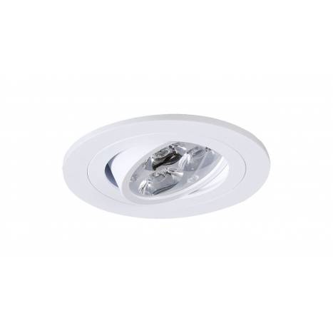 ONOK 191 round recessed light white aluminium