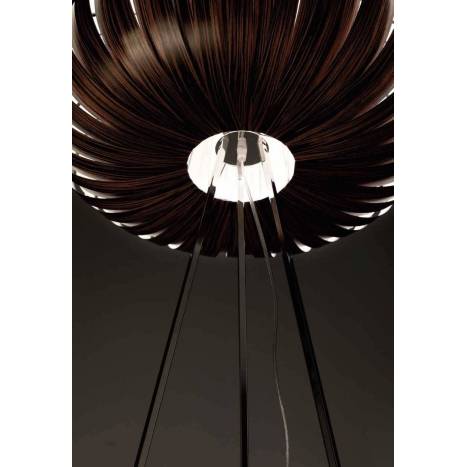 Lámpara de pie Wig 1xE27 madera - Anperbar