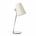 Lámpara de mesa Lupe 1L E27 tela - Faro