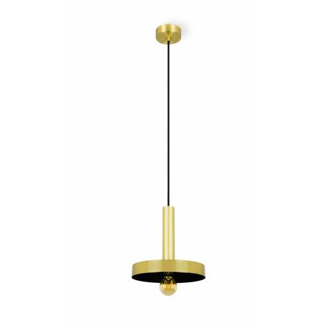 Lámpara colgante Whizz oro + negro - Faro Lámpara colgante Whizz oro + negro - Faro