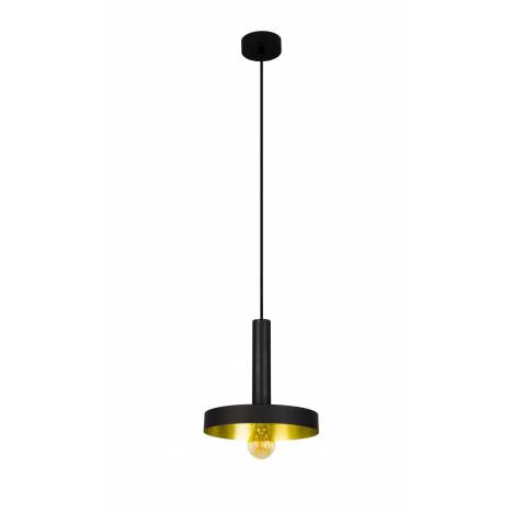 Lámpara colgante Whizz negro + oro - Faro