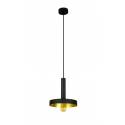 Lámpara colgante Whizz negro + oro - Faro