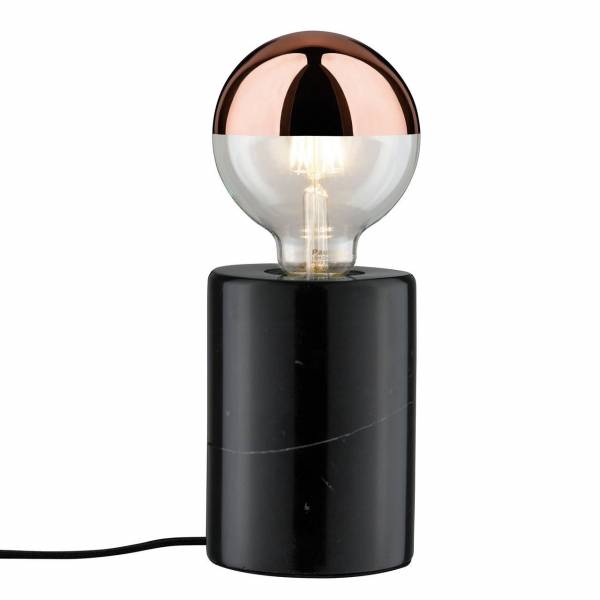 Lámpara de mesa Nordin 1L E27 negro - Paulmann