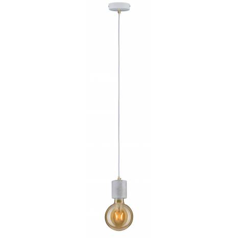 Lámpara colgante Nordin 1L E27 blanco - Paulmann