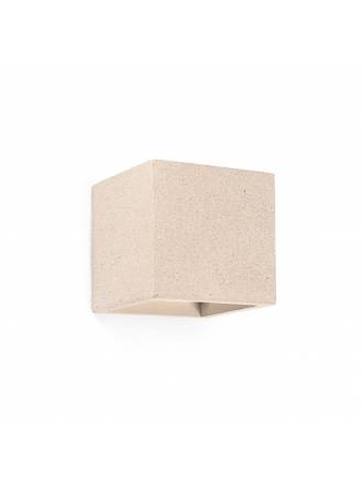 Aplique de pared Kamen cemento beige - Faro