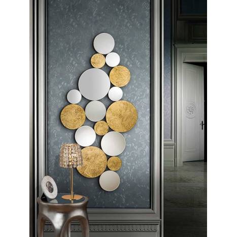 Espejo de pared Cirze oro 120x59cm - Schuller