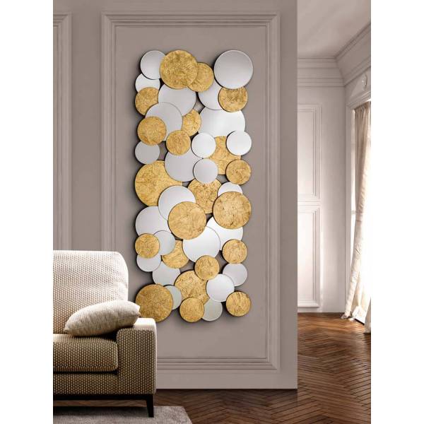 SCHULLER Cirze wall mirror gold 140x60cm