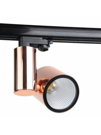 Foco de carril LC1562 LED cobre - YLD