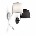 Aplique de pared Berni E27 + LED 3w blanco - Faro