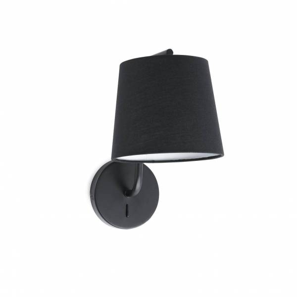 FARO Berni wall lamp 1L E27 black