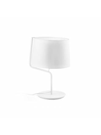 Lámpara de mesa Berni 1L E27 blanco - Faro