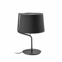 Lámpara de mesa Berni 1L E27 negro - Faro