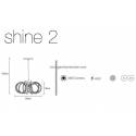 Lámpara colgante Shine 2 LED 40w - Mimax