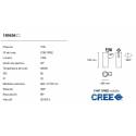 Foco de carril Path LED Cree 15w blanco - Maslighting