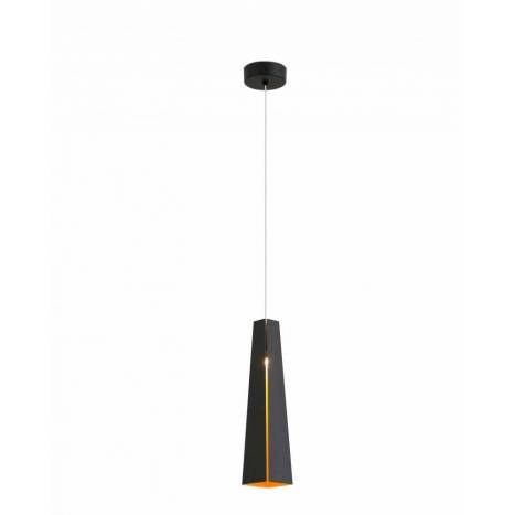 Lámpara colgante Pluma LED 6w negro - Faro