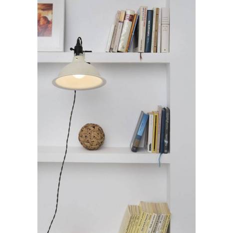 FARO 1L E27 clip lamp beige